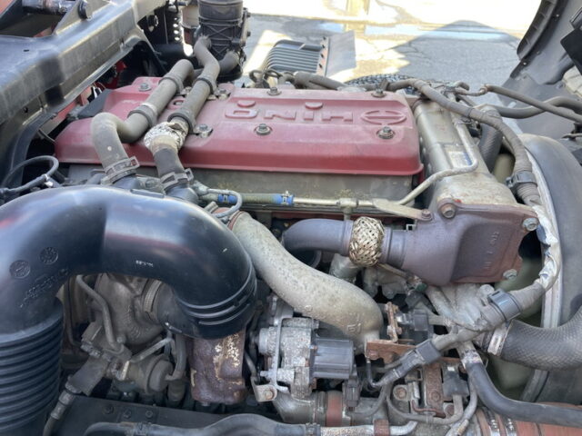 日野　17レンジャー　増トン　ハイジャッキセルフ　4段クレーン　ウィンチ付