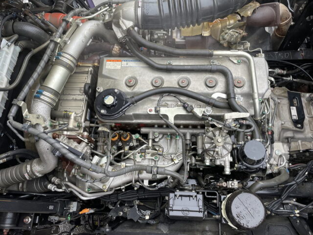 日野：プロフィア：ハイジャッキセルフ：アルミホイール：ステンレスサイドバンパー：TADANO４段クレーン