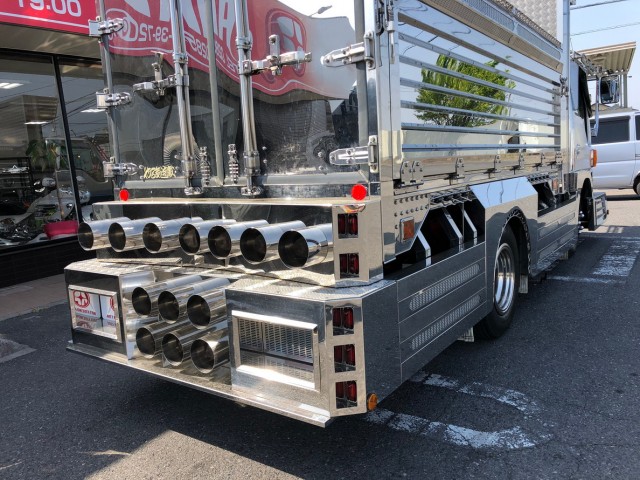 【401】いすゞ　エルフ　平ボデー　デコトラ