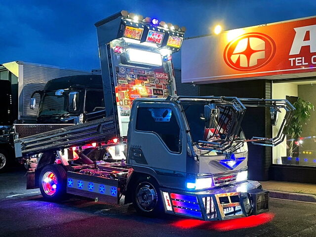 H15　エルフ　ダンプ　デコトラ　５ＭＴ　マニ割り