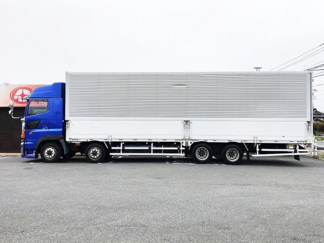 【340】日野プロフィア 低床 アルミウイング ハイルーフ リアエアサス