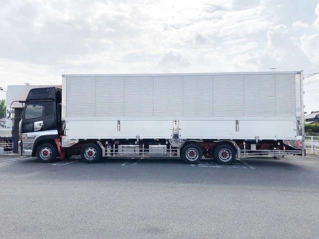 【412】UDトラックス　クオン　4軸低床　ウィング　エアローラー