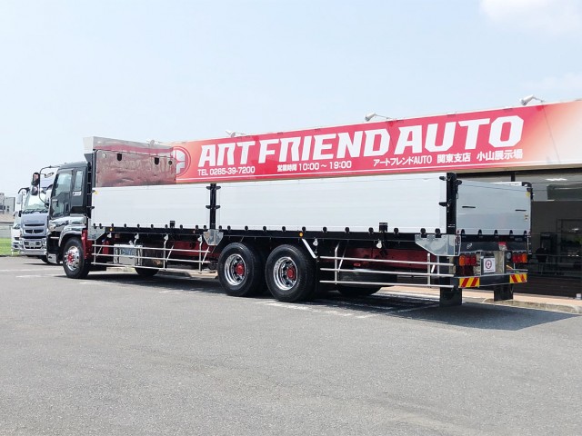 【465】いすゞ　ギガ　10輪　平ボデー　アルミブロック　後輪エアサス