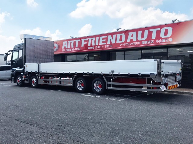 【488】ふそう　スーパーグレート　平ボデーアルミB　4軸低床　新車未使用