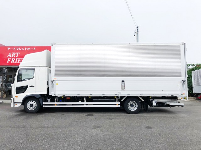 【495】日野　レンジャー　ワイド　ハイルーフ　アルミウイング　格納ゲート