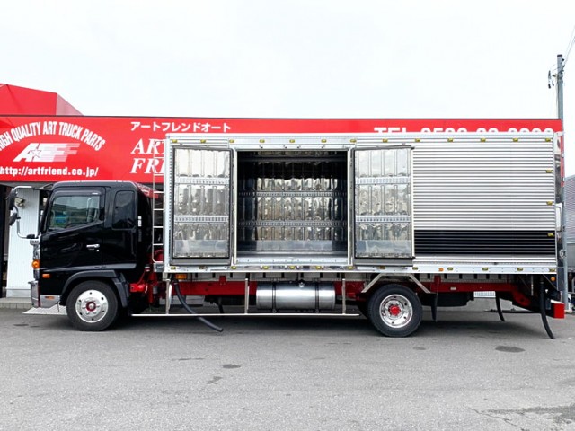 【506】日野　レンプロ　冷凍バン　ジョロダー2列　キーストン