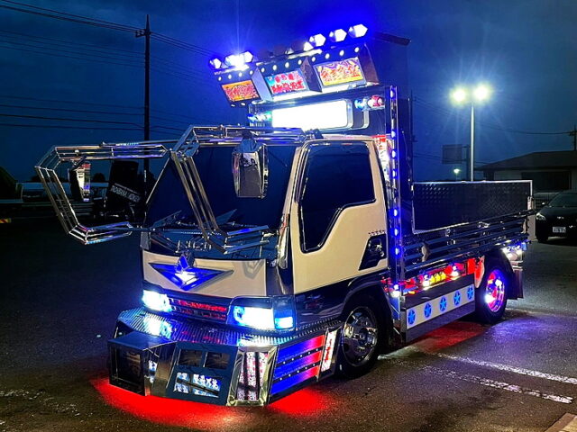 H15　エルフ　ダンプ　デコトラ　５ＭＴ　マニ割り