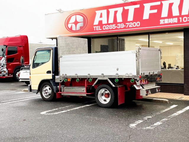 【535】ふそう　キャンター　造りボディ　平ボディアルミブロック