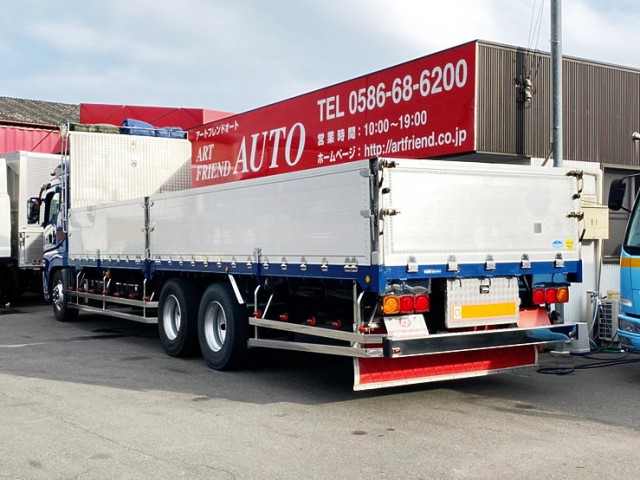 【579】ふそう　スーパーグレート　ハイルーフ　10輪　平ボディ　鉄床