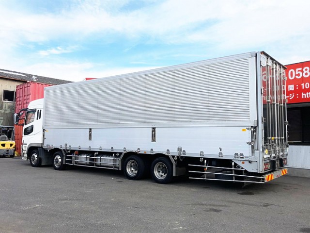 【504】三菱ふそうスーパーグレート　低床　アルミウイング　ハイルーフ　総輪エアサス