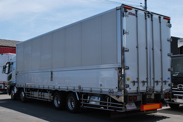 【221】三菱ふそうスーパーグレート　低床　アルミウイング　ハイルーフ