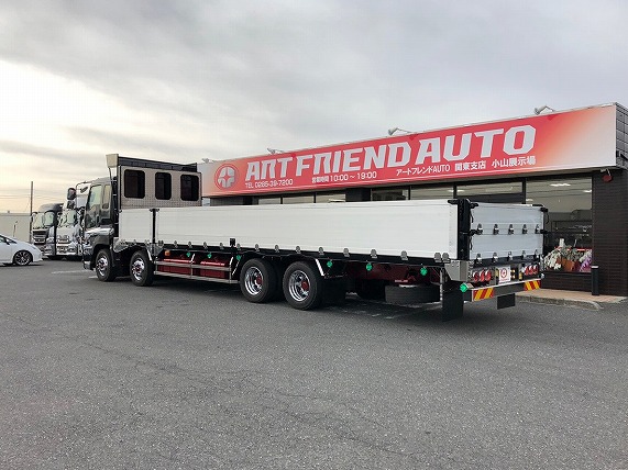 【315】いすゞギガ　低床　アルミブロック　平ボデー　リヤエアサス