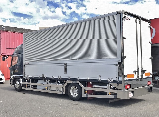 【244】日野レンジャープロ　アルミウイング　セミワイド　リアエアサス　ハイルーフ