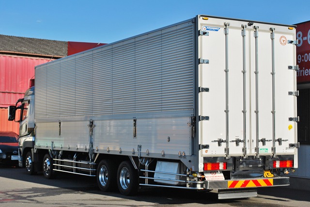 【487】三菱ふそうスーパーグレート　低床　アルミウイング　ハイルーフ　リヤエアサス