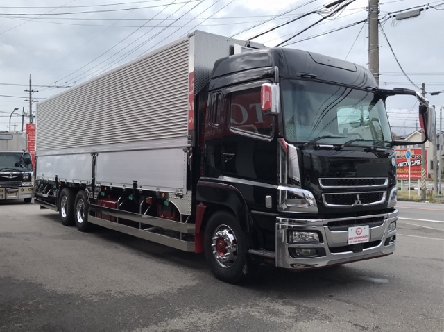 【259】三菱ふそうスーパーグレート　中低床　冷凍ウイング　ハイルーフ　総輪エアサス