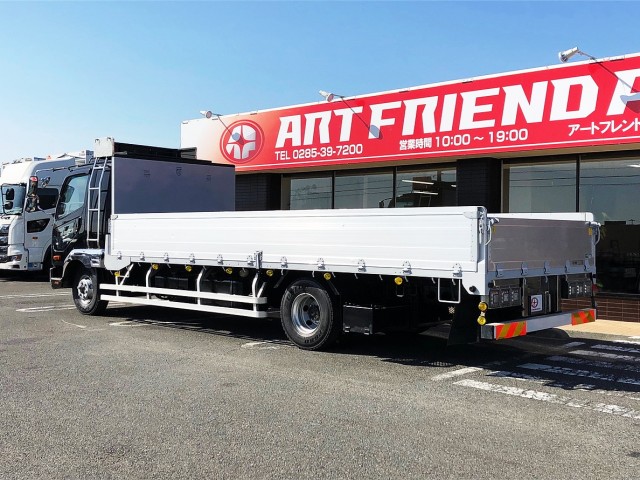 【352】三菱ふそう　ファイター　ワイド　平ボデー　アルミブロック