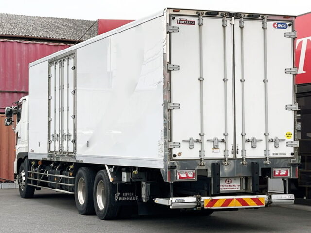 日野　17プロフィア　冷凍バン　ジョロダー4列　キーストン床　サブエンジン　TU85SA　格納ゲート