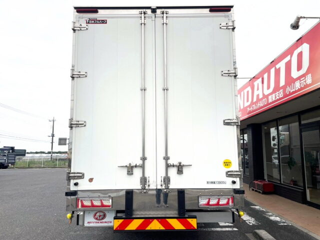 H30 プロフィア　アルミウィング　リア門口ステンレス　