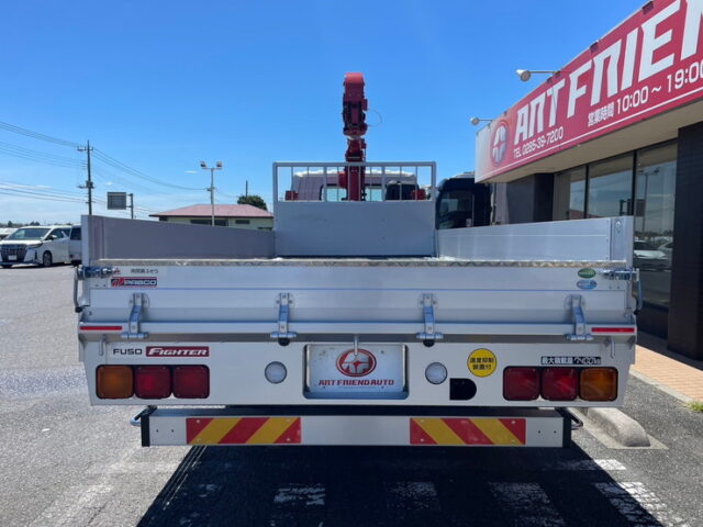 三菱ふそう：ファイター：増トン：未使用：ハイジャッキセルフ：ステンレスサイドバンパー