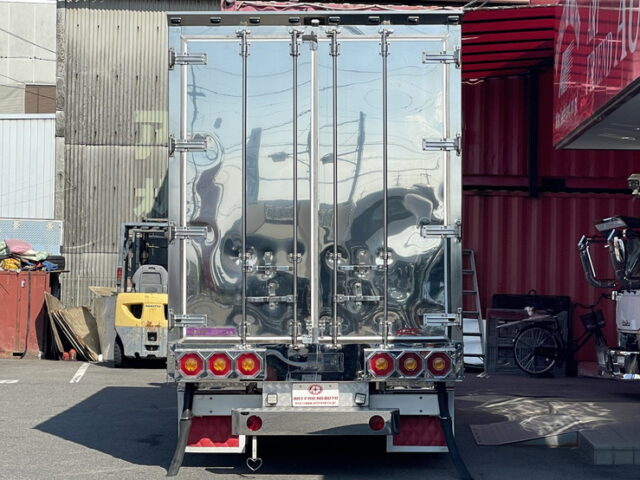 いすゞ　エルフ　ウィング　架装多数　波板ステンレス　造りボディ　ワイド