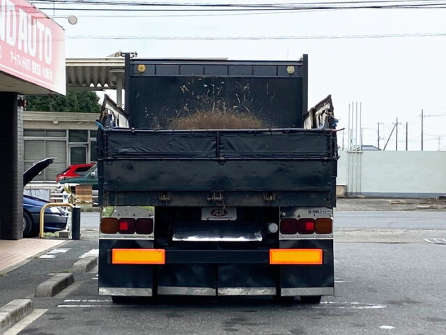 【940】H21　ファイター　ダンプ　電動コボレーン付　新明和ボディ　寝台付　車検付