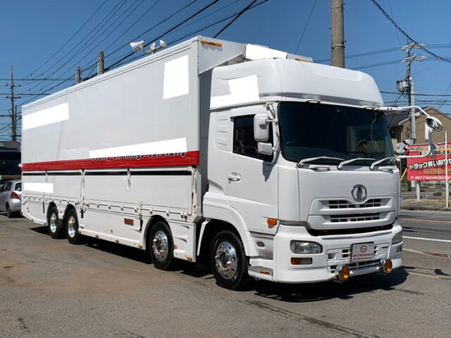 【925】H21　クオン　ハイルーフ　フルエアサス　ウィング　跳上ゲート付　委託販売