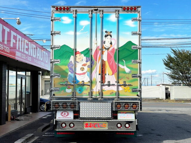 【987】H18　ギガ　ハイルーフ　冷凍ウィング　10輪　造りボディ　1Mアオリ