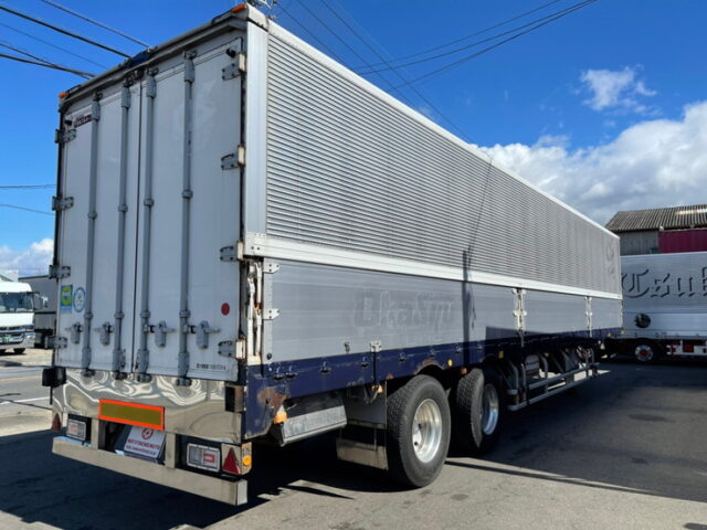 【1097】H21　日本フルハーフ　ウィングトレーラー　エアサス　リフトアクスル付　箱内長12M65㎝