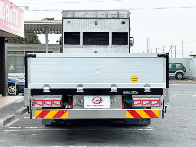 【1115】H25　ギガ　平ボデーアルミブロック　エアサス　木床　内フック26対