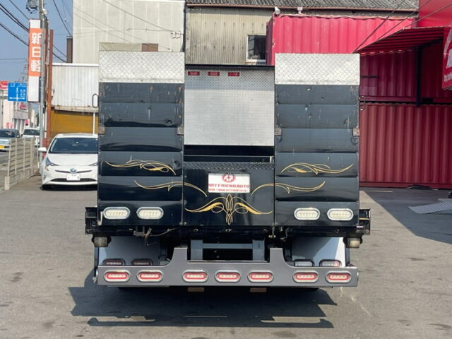 【986】H22　ダイナ　積載車　5700ワイド　カスタム　低走行　煙突マフラー(ダミー)