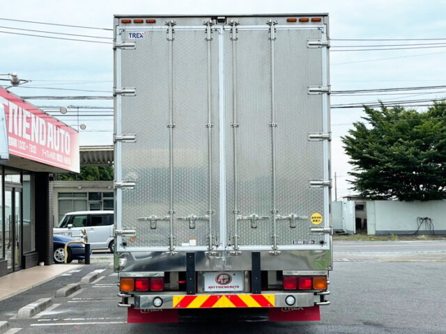 【1198】H31　17スーパーグレート　ハイルーフ　ウィング　リア門口ステンレス　7速MT　ステンレス多数