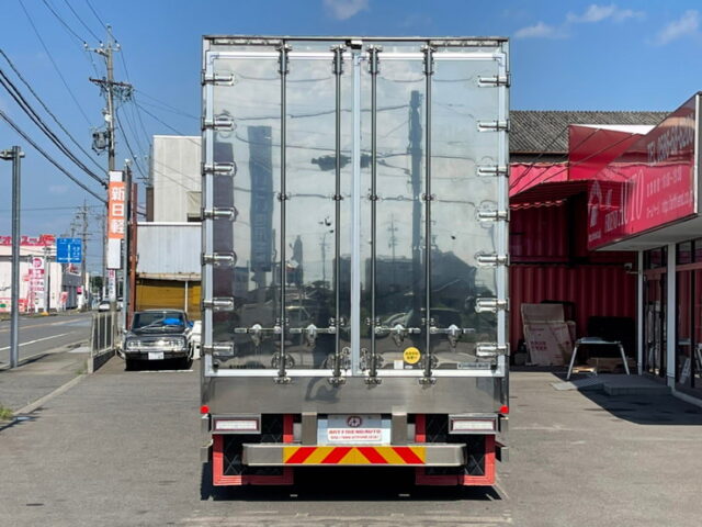 【1180】H30　クオン　ハイルーフ　ウィング　トレクス製ステンレスボデー　390馬力　AT