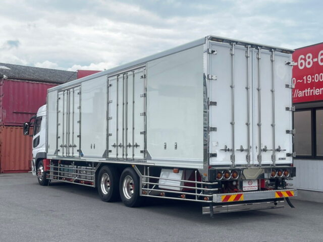 【1222】H27　スーパーグレート　ハイルーフ　冷凍バン　横観音2枚　ジョロ4キーストン　サブエンジン　420馬力