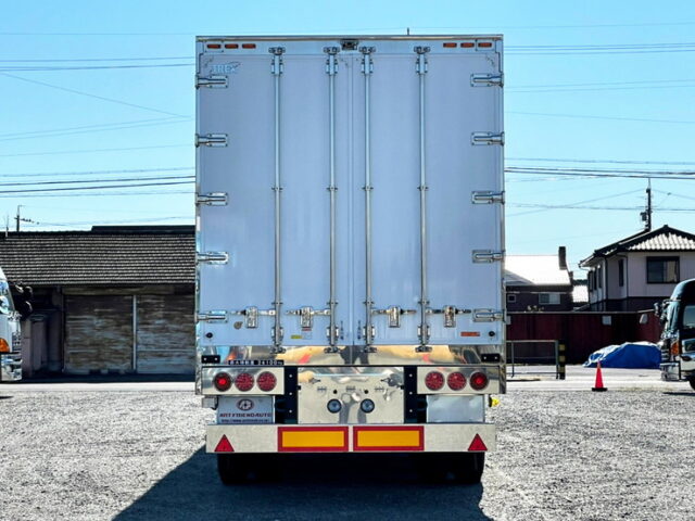 【1301】R4 トレクス トレーラー冷凍ウィング 3軸 未使用 車検付 前壁サブエンジン ジョロダー4列