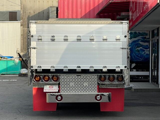 【1306】R1　ファイター　平ボデーアルミB　造りボディ　6200セミワイド　床鉄　低走行