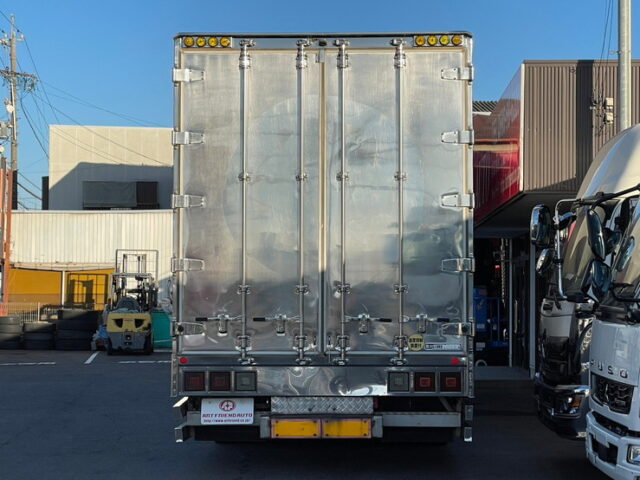 【1323】H19　クオン　ハイルーフ　ウィング　カスタム　総輪エアサス　アルミシマ床　ジョロダーレール4列