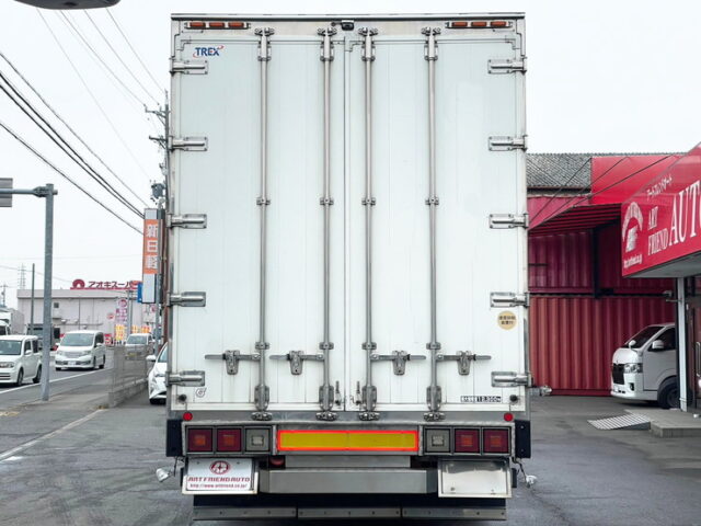 【1350】H22 プロフィア 冷凍ウィング リア門口ステンレス 木床 総輪エアサス