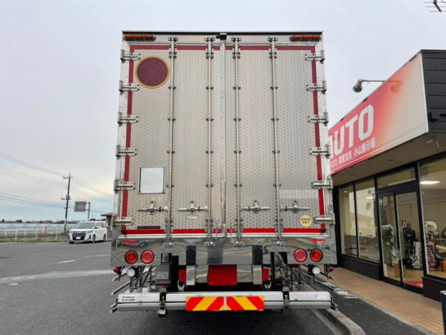 【1280】H27　クオン　冷凍ウィング　サブエンジン　低温設定　格納ゲート　ジョロダーレール4列　木床