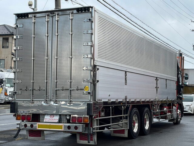 【1270】H26　プロフィア　ハイルーフ　ウィング　造りボディ　1Mアオリ　木床