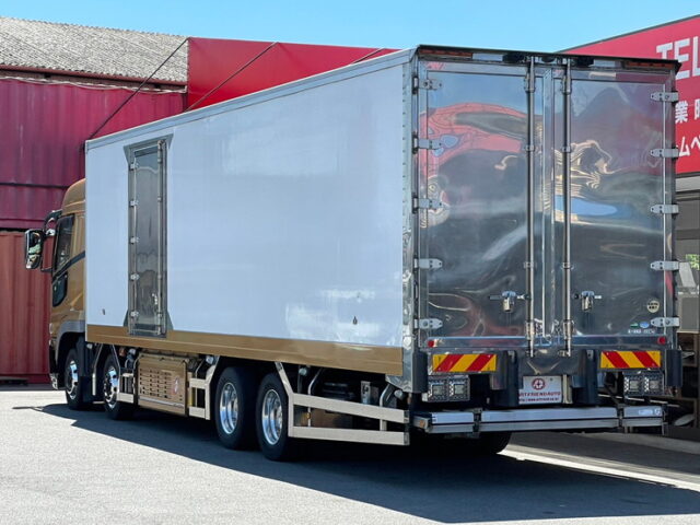 【1468】H28　スーパーグレート　ハイルーフ　冷凍バン　サブエンジン　格納ゲート　レール移動式間仕切り