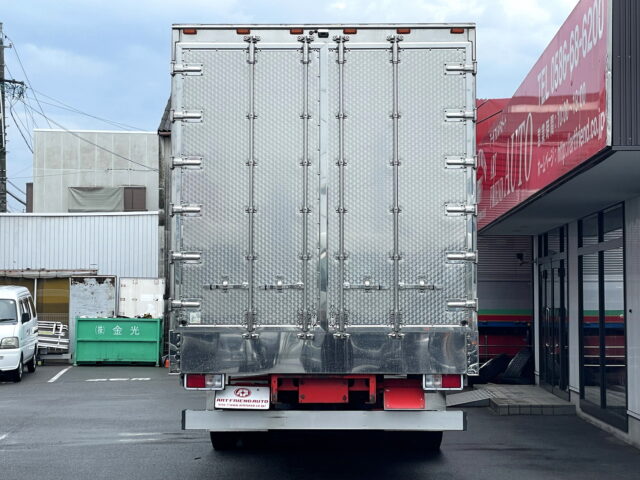 日野　17プロフィア　ハイルーフ　ウィング　造りボデー　1M10アオリ　内装生地張り