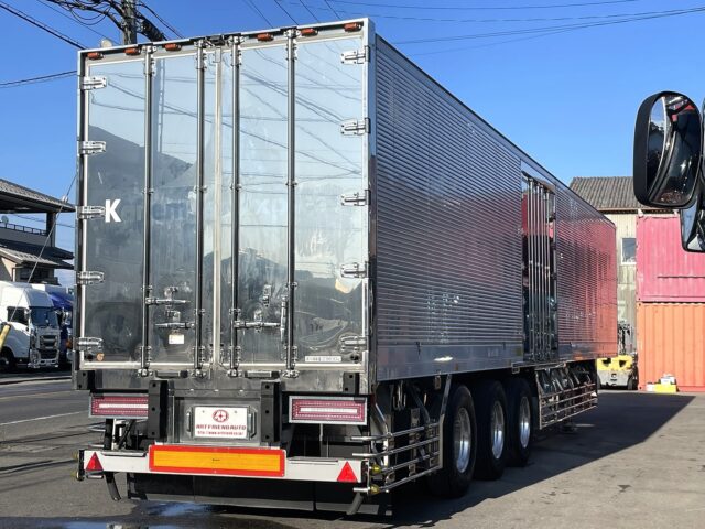 フルハーフ　トレーラー冷凍バン　サーモキング　プレジデント　３軸　リフトアクスル(中残し)