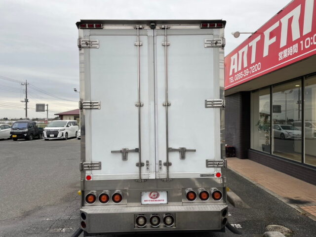 日野　デュトロ　冷凍バン　横扉　オバＱバンパー　ステンレス多数　キーストン