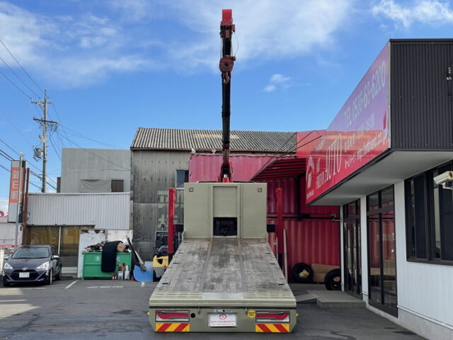 日野　17レンジャー　増トン　ハイジャッキセルフ　4段クレーン　ウィンチ付