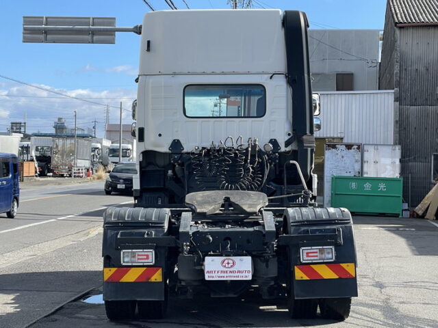日野：17プロフィア：ハイルーフ：トレーラーヘッド：アルミホイール：ブタ鼻