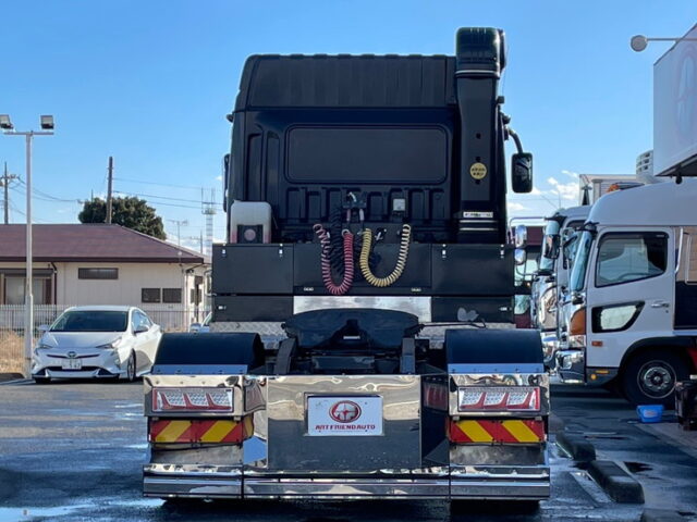 三菱ふそう　スーパーグレート　トレーラーヘッド　ハイルーフ　AT　ステンレスサイドバンパー