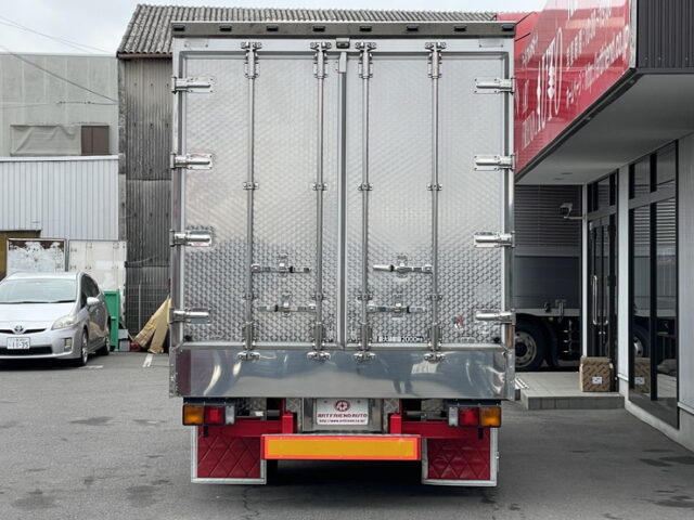 ブルーテックキャンター　ワイドロング　ウィング　架装多数　リア門口ステンレス