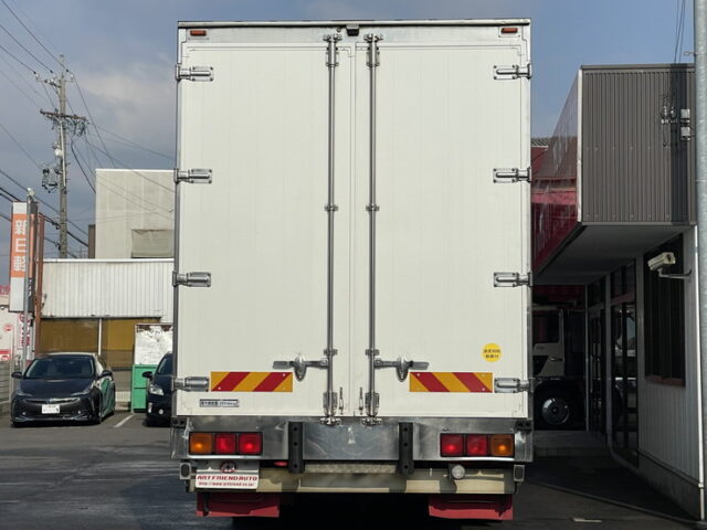 いすゞ：ギガ：冷凍ウィング：菱重製直結冷凍機：ジョロダーレール4列：アルミシマ床