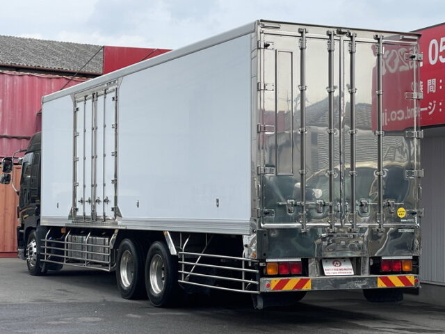 いすゞ　ギガ　ハイルーフ　冷凍バン　サブエンジン　両側観音扉　ステンレス多数