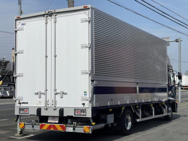 日野：17レンジャー：ハイルーフ：ウィング：6200ワイド：エアサス：格納ゲート